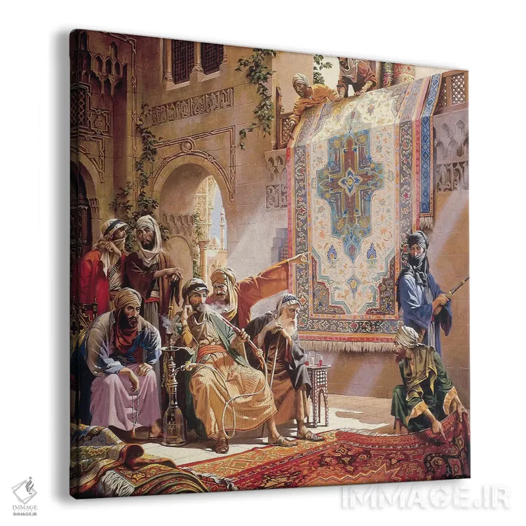 تابلو دکوراتیو راگمرچ اثر ماهر مرکوس - نمای پرسپکتیو محصول