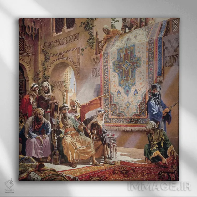 تابلو دکوراتیو راگمرچ اثر ماهر مرکوس - نمای روبهرو روی دیوار