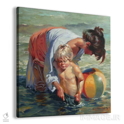 تابلو دکوراتیو شن داخل شلوارم اثر ماهر مرکوس - نمای پرسپکتیو محصول