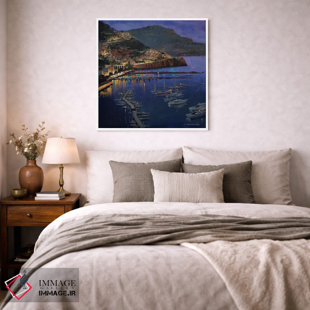 تابلو دکوراتیو درخشش آمالفی اثر ماهر مرکوس - D1W