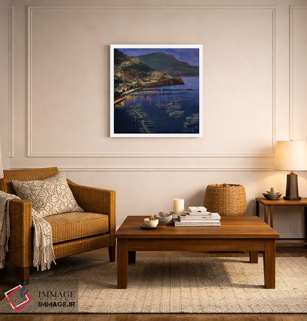 تابلو دکوراتیو درخشش آمالفی اثر ماهر مرکوس - D4W