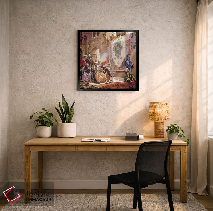 تابلو دکوراتیو راگمرچ اثر ماهر مرکوس - D6B