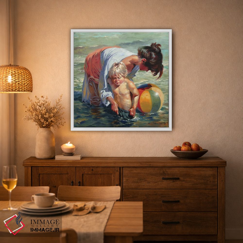 تابلو دکوراتیو شن داخل شلوارم اثر ماهر مرکوس - D3W