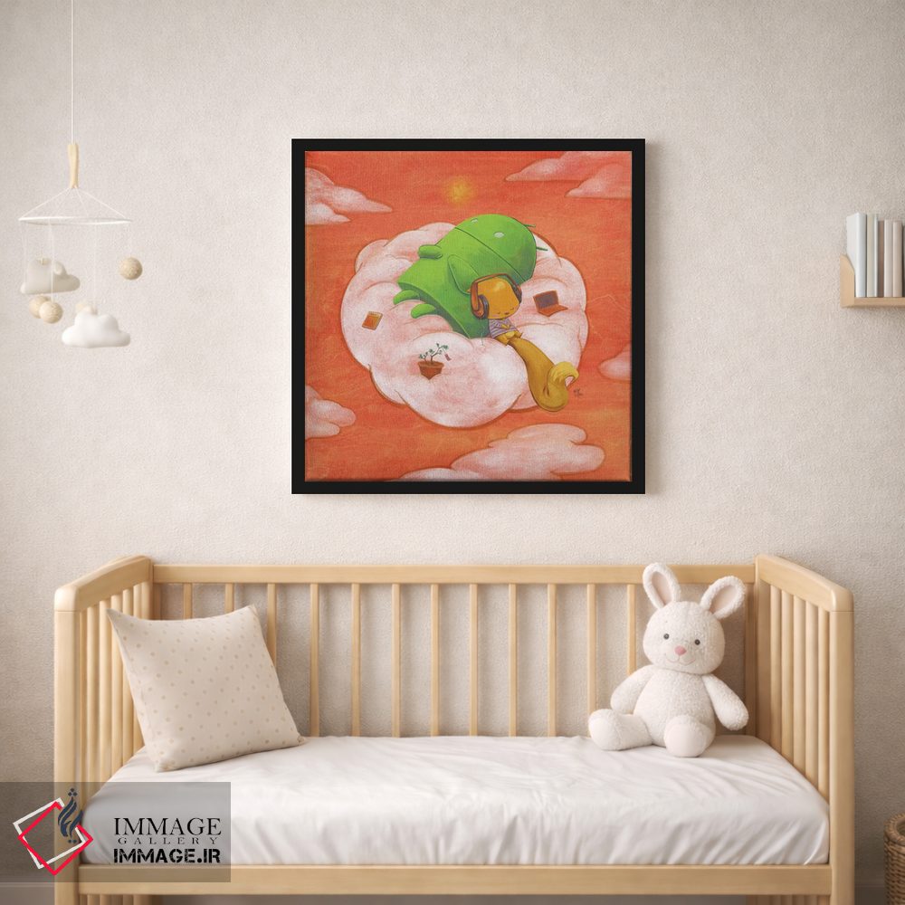 تابلو دکوراتیو سنجاب ربات اثر مارتین هسو - D2B