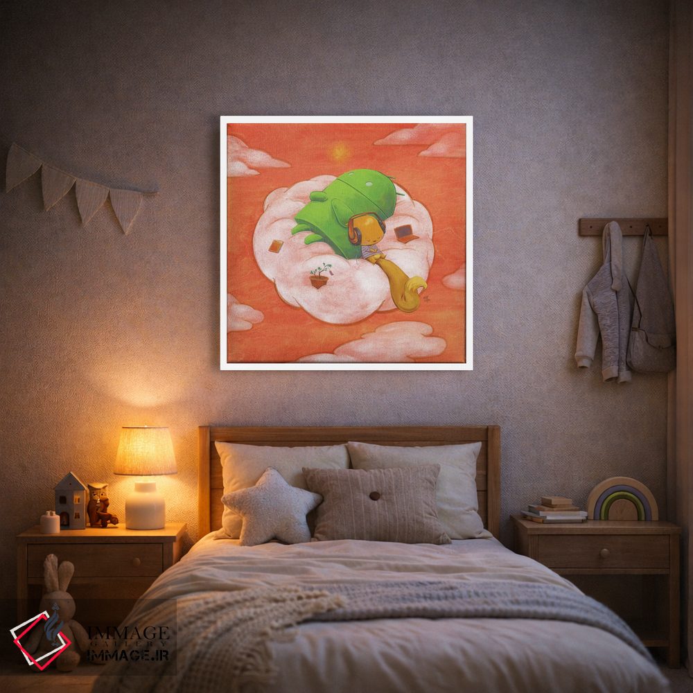 تابلو دکوراتیو سنجاب ربات اثر مارتین هسو - D1W