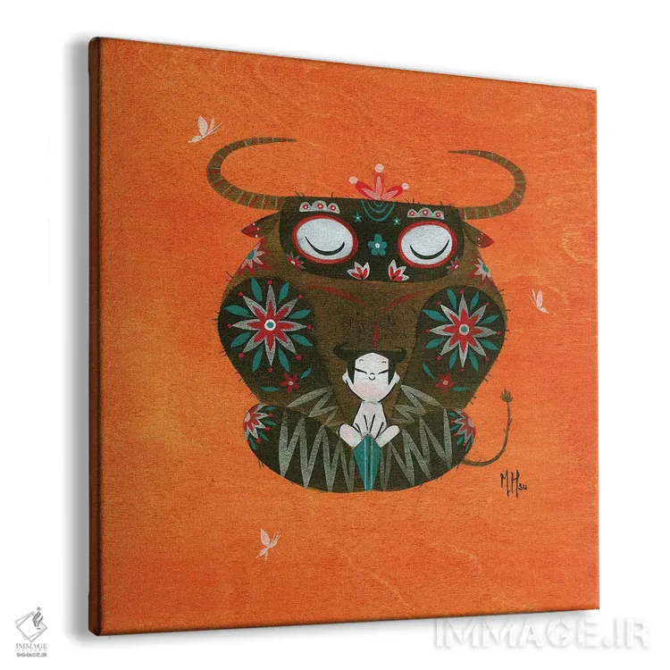 تابلو دکوراتیو مینوتور اثر مارتین هسو - نمای پرسپکتیو محصول