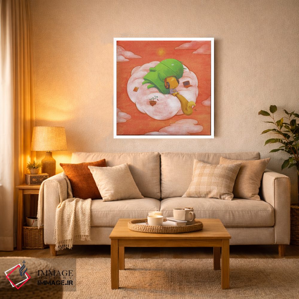 تابلو دکوراتیو سنجاب ربات اثر مارتین هسو - D3W