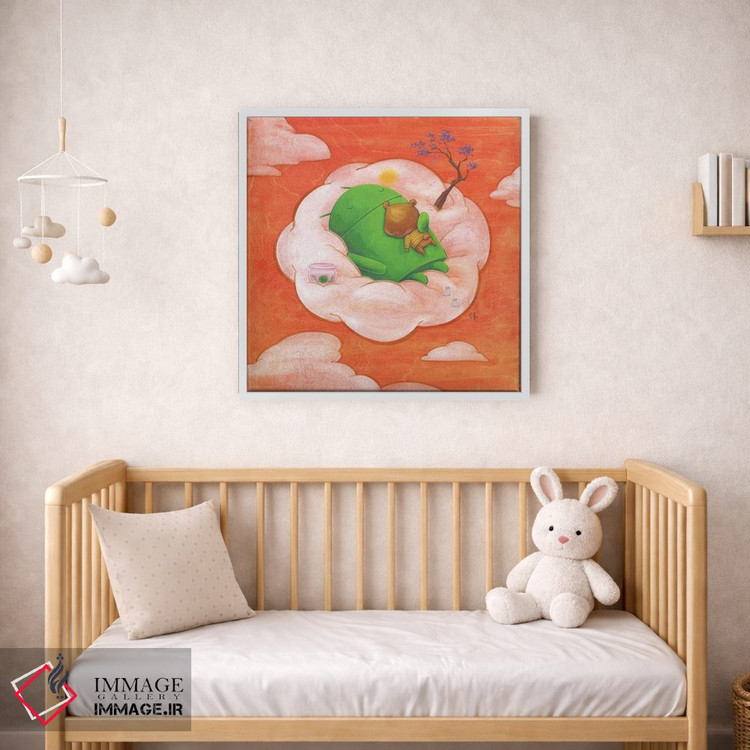 تابلو دکوراتیو خرس ربات اثر مارتین هسو - D1W