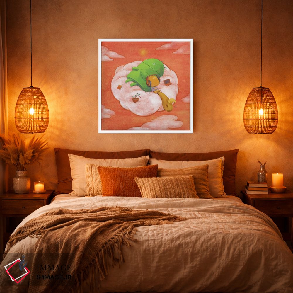 تابلو دکوراتیو سنجاب ربات اثر مارتین هسو - D5W