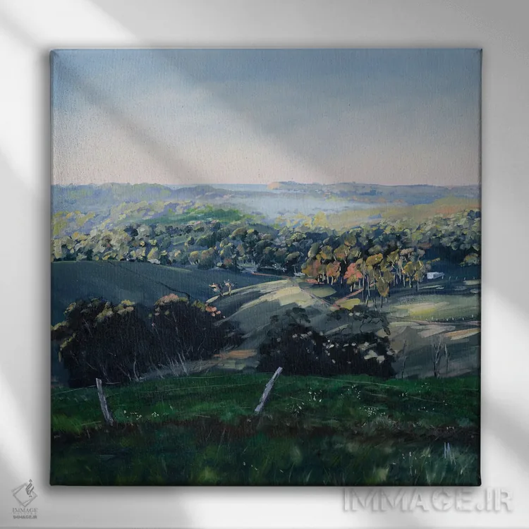 تابلو دکوراتیو حومه بایرون بی اثر مردیت هاوس - نمای روبهرو روی دیوار