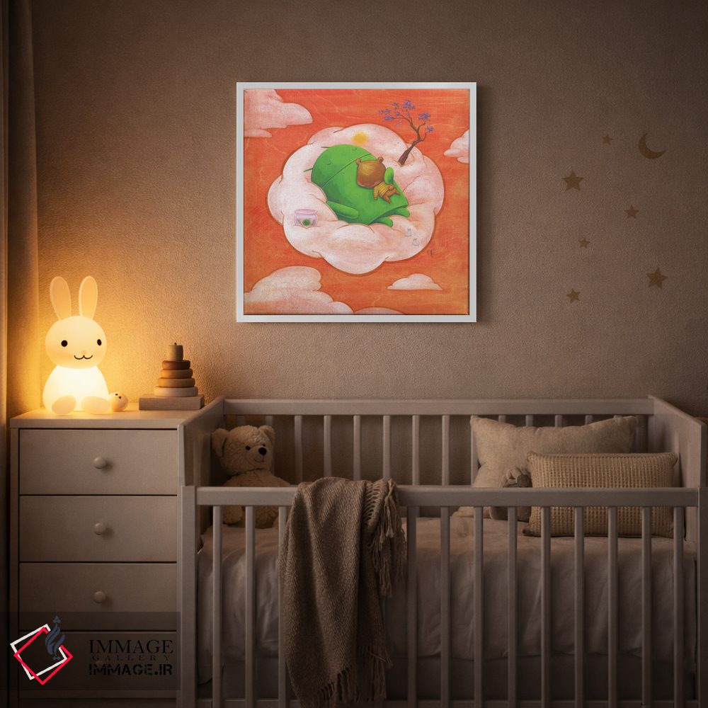 تابلو دکوراتیو خرس ربات اثر مارتین هسو - D3W