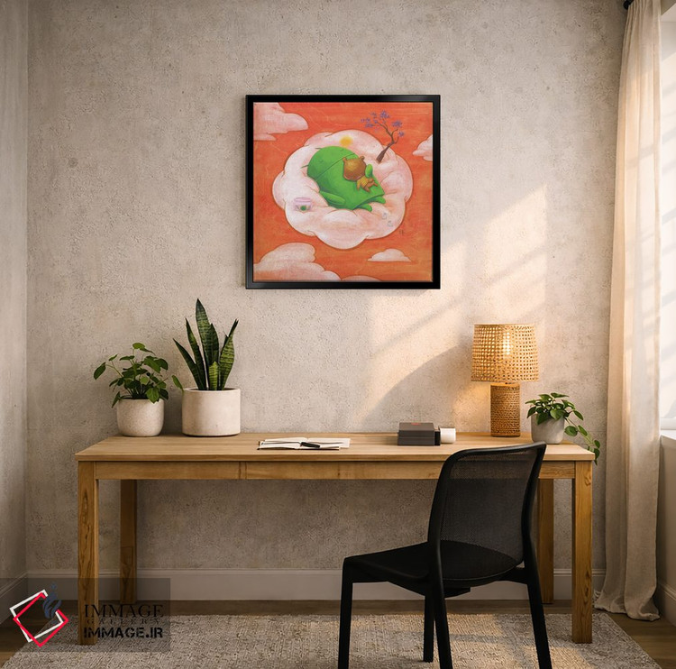 تابلو دکوراتیو خرس ربات اثر مارتین هسو - D5B