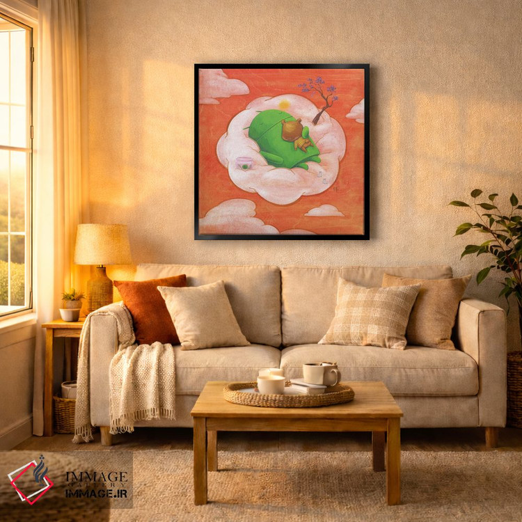 تابلو دکوراتیو خرس ربات اثر مارتین هسو - D6B