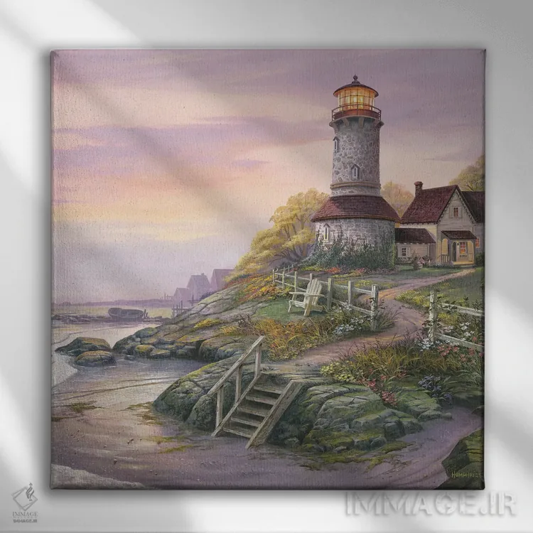 تابلو دکوراتیو دریانوردی آرام اثر مایکل هامفریز - نمای روبهرو روی دیوار