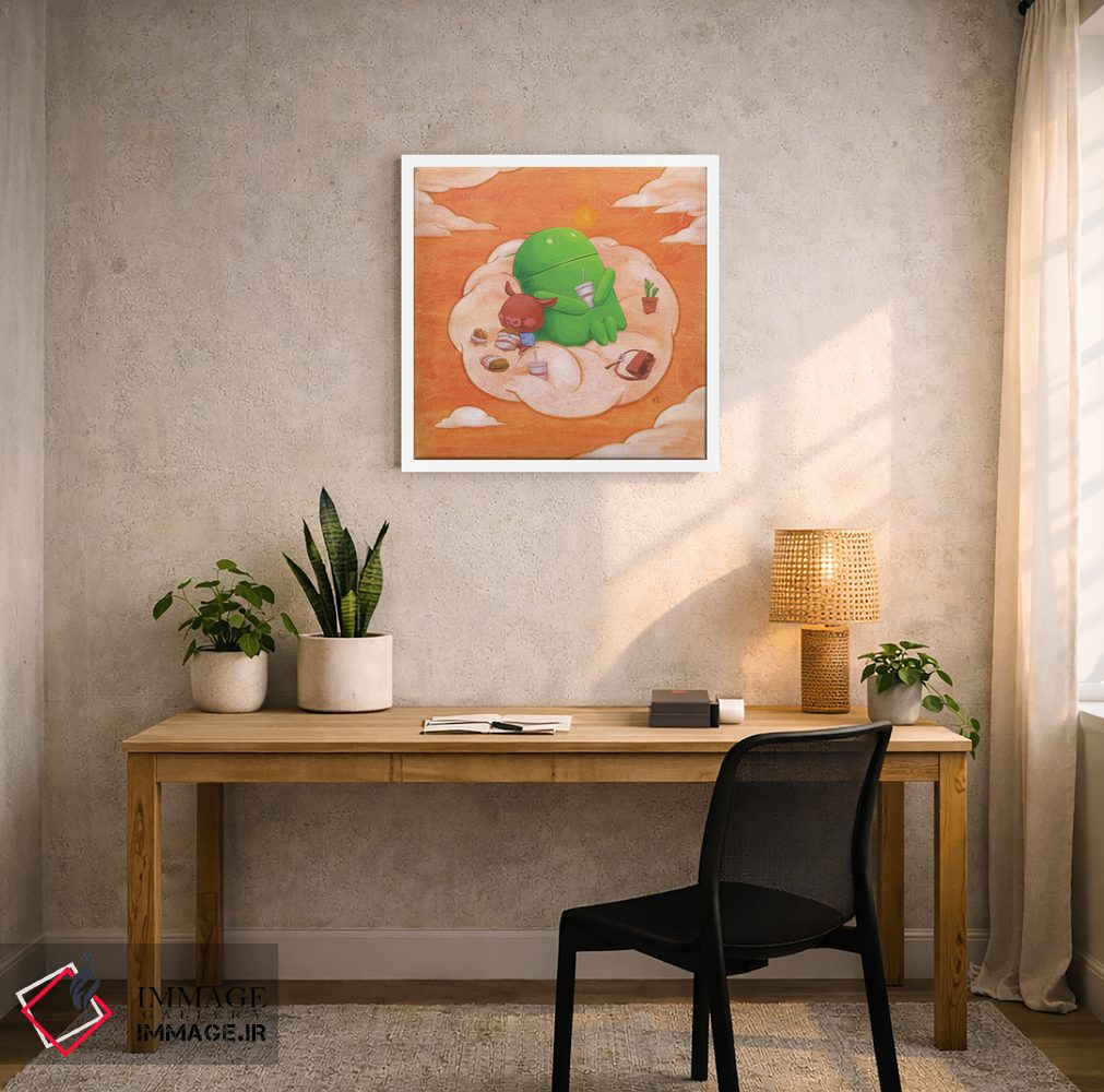 تابلو دکوراتیو خوک ربات اثر مارتین هسو - D5W