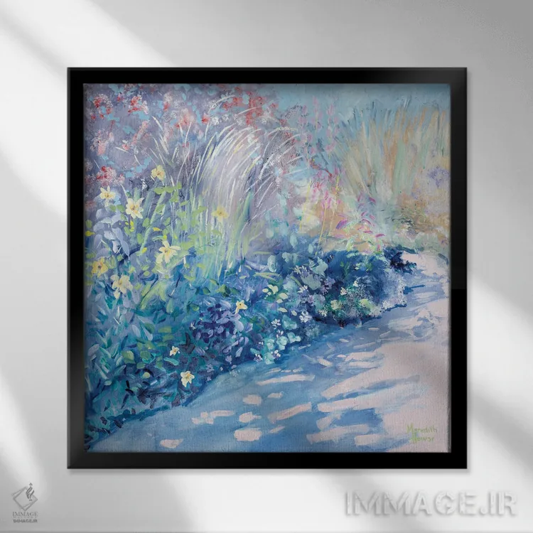 تابلو دکوراتیو اوایل بهار اثر مردیت هاوس - نمای قابدار مشکی