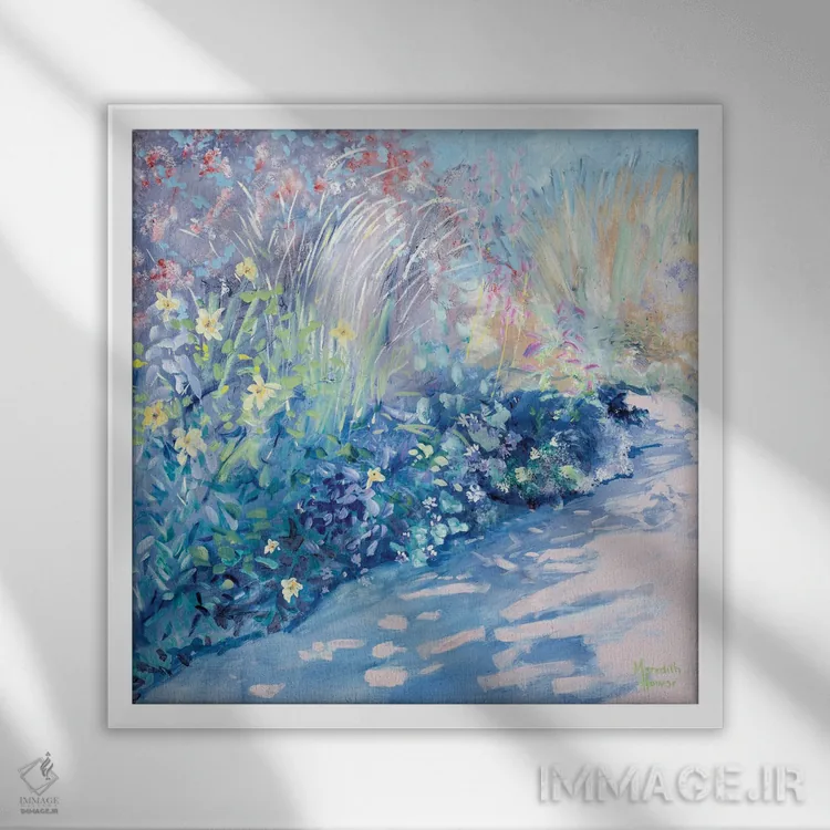 تابلو دکوراتیو اوایل بهار اثر مردیت هاوس - نمای قابدار سفید