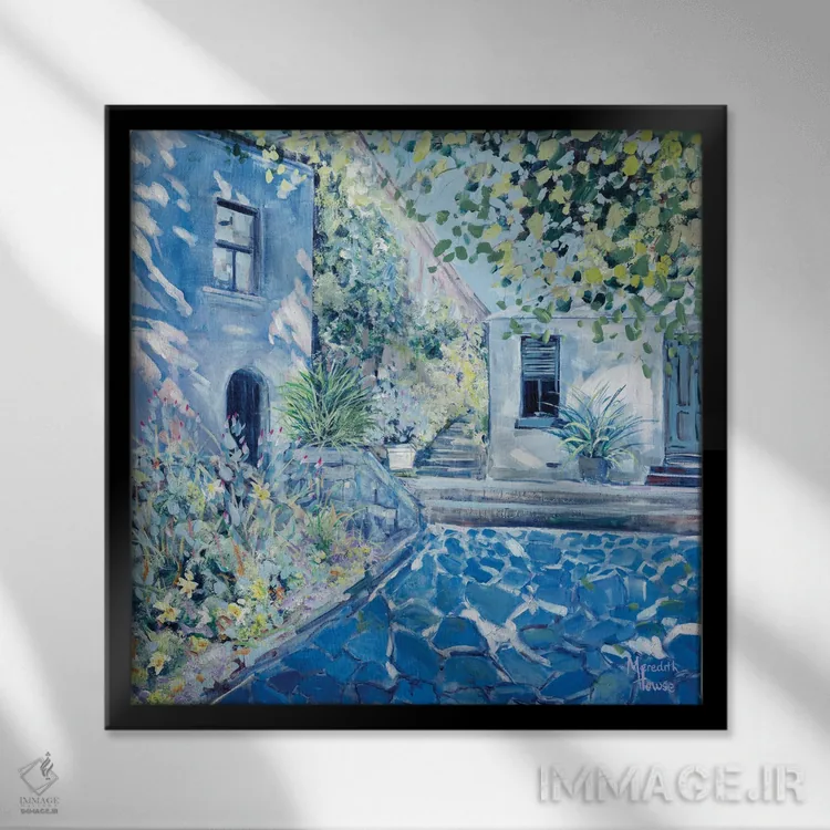 تابلو دکوراتیو عاشقانه اثر مردیت هاوس - نمای قابدار مشکی