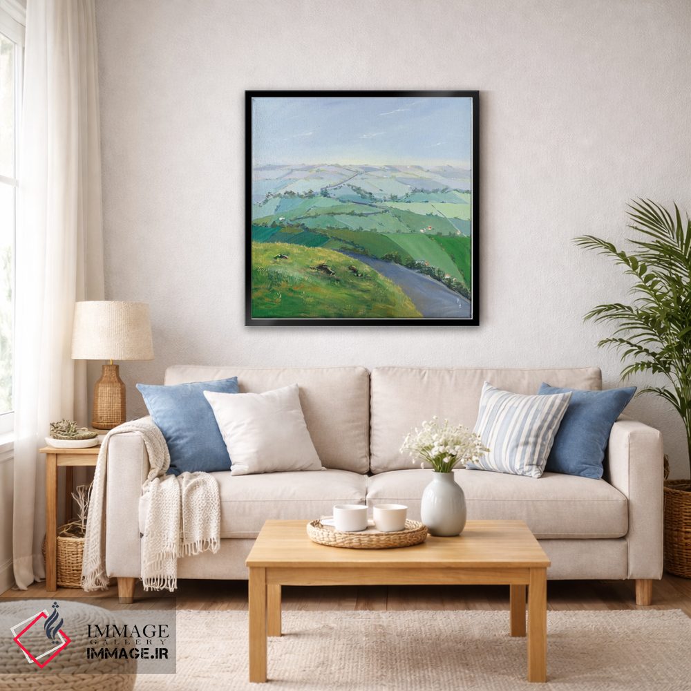 تابلو دکوراتیو تا هر جا چشم کار می کند II اثر مردیت هاوس - D6B