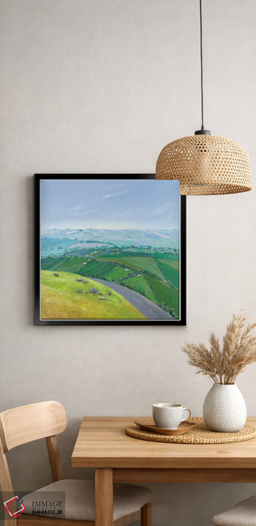 تابلو دکوراتیو تا هر جا چشم کار می کند I اثر مردیت هاوس - D5B