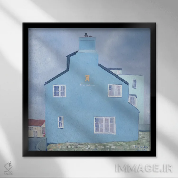 تابلو دکوراتیو مهمانخانه راک پوینت، لایم ریجیس اثر مردیت هاوس - نمای قابدار مشکی