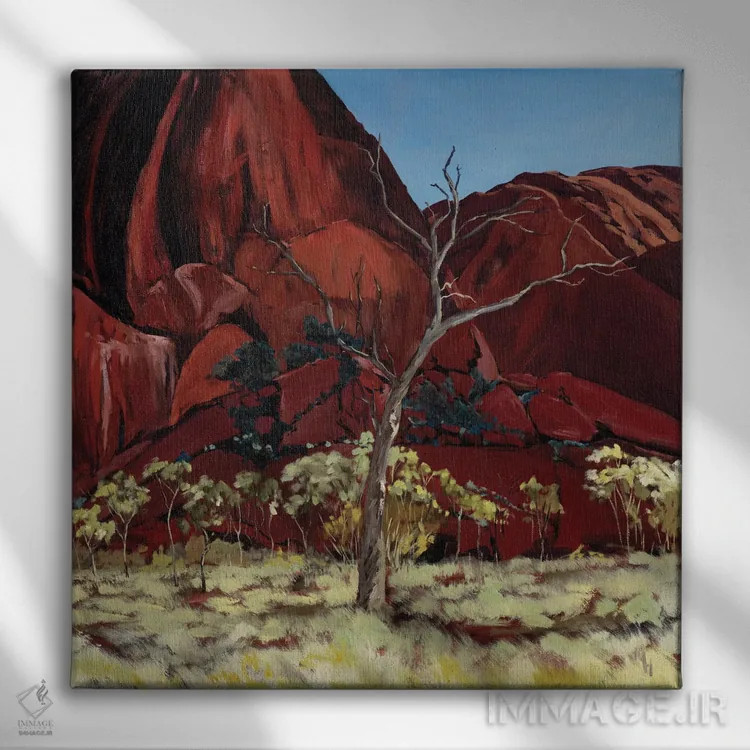 تابلو دکوراتیو اولورو II اثر مردیت هاوس - نمای روبهرو روی دیوار