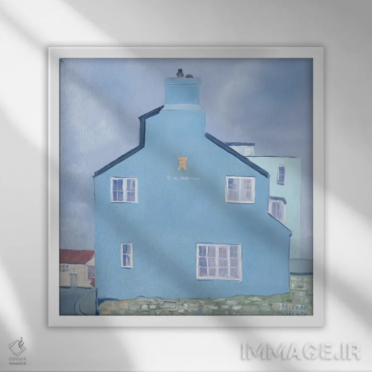 تابلو دکوراتیو مهمانخانه راک پوینت، لایم ریجیس اثر مردیت هاوس - نمای قابدار سفید