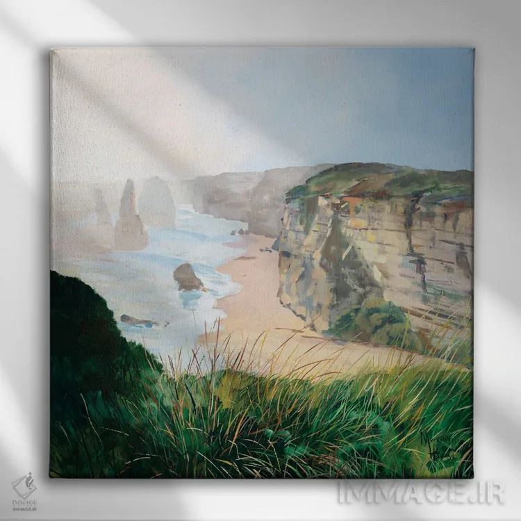 تابلو دکوراتیو استرالیا ناب VII اثر مردیت هاوس - نمای روبهرو روی دیوار