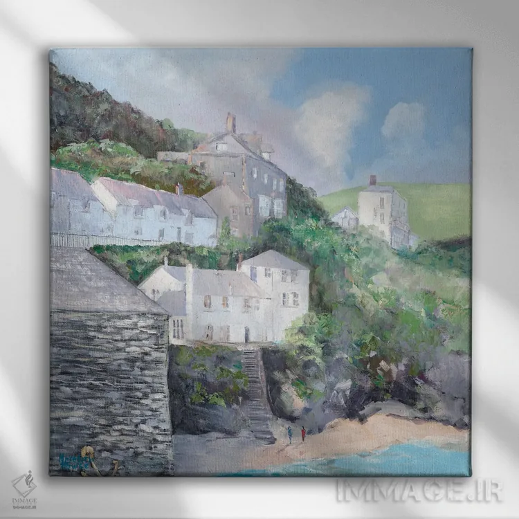 تابلو دکوراتیو پورت آیزاک اثر مردیت هاوس - نمای روبهرو روی دیوار