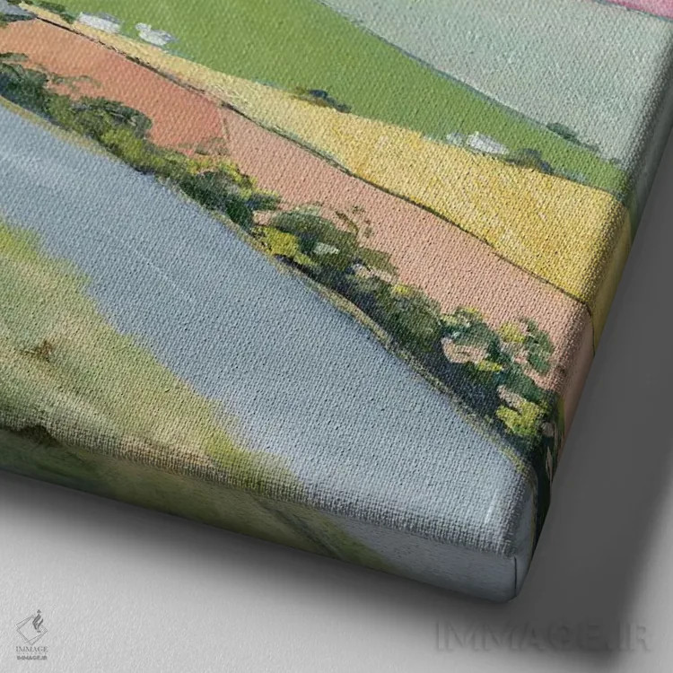 تابلو دکوراتیو تا هر جا چشم کار می کند IV اثر مردیت هاوس - نمای نزدیک بافت بوم