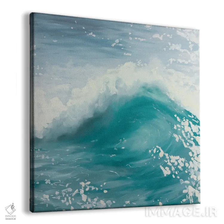 تابلو دکوراتیو موج اثر مردیت هاوس - نمای پرسپکتیو محصول