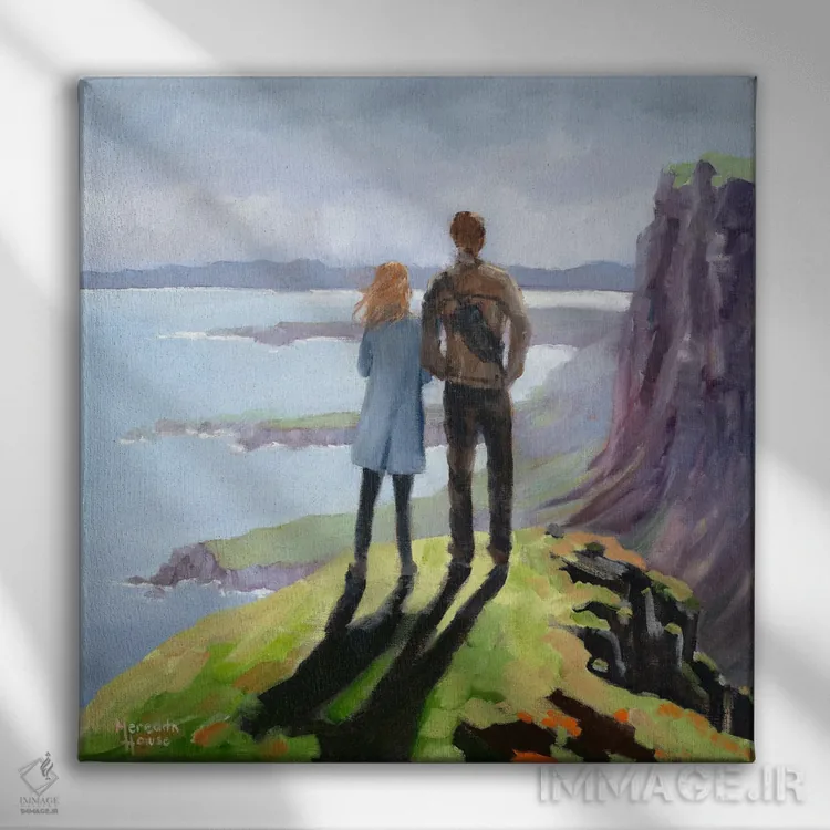 تابلو دکوراتیو ماه عسل در اسکای اثر مردیت هاوس - نمای روبهرو روی دیوار