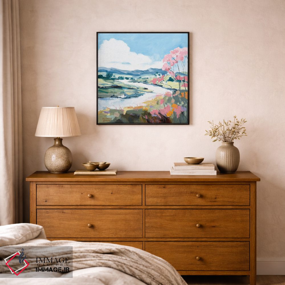 تابلو دکوراتیو همراه با جریان آب اثر مردیت هاوس - D1B