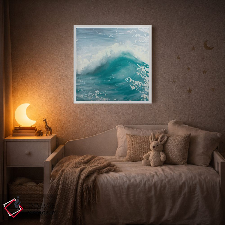 تابلو دکوراتیو موج اثر مردیت هاوس - D3W
