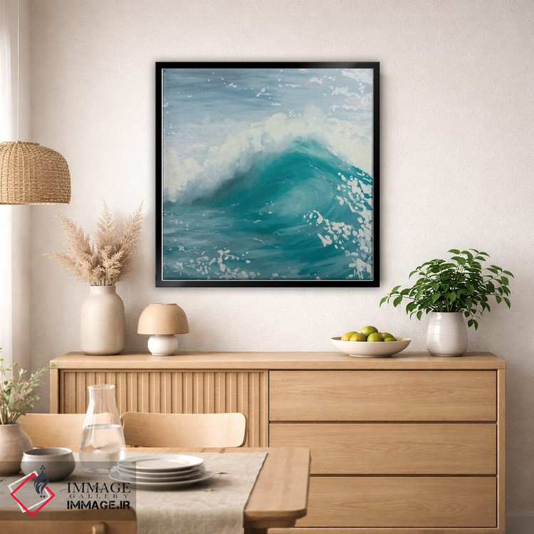 تابلو دکوراتیو موج اثر مردیت هاوس - D5B