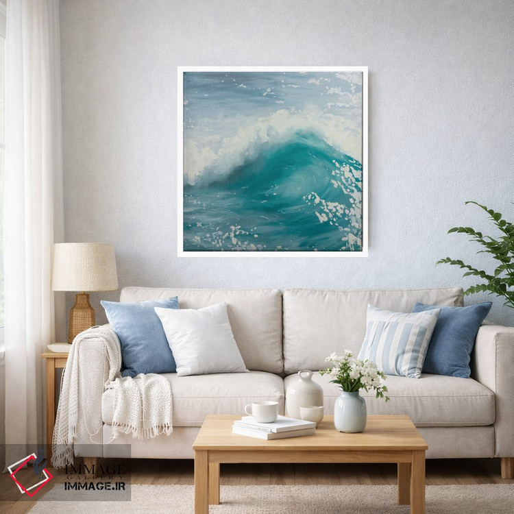 تابلو دکوراتیو موج اثر مردیت هاوس - D4W