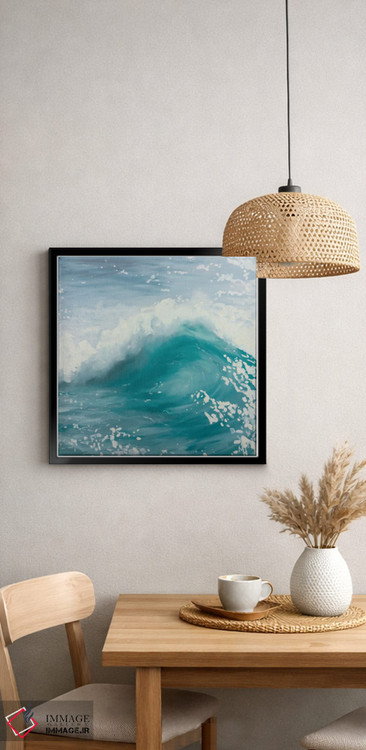 تابلو دکوراتیو موج اثر مردیت هاوس - D6B