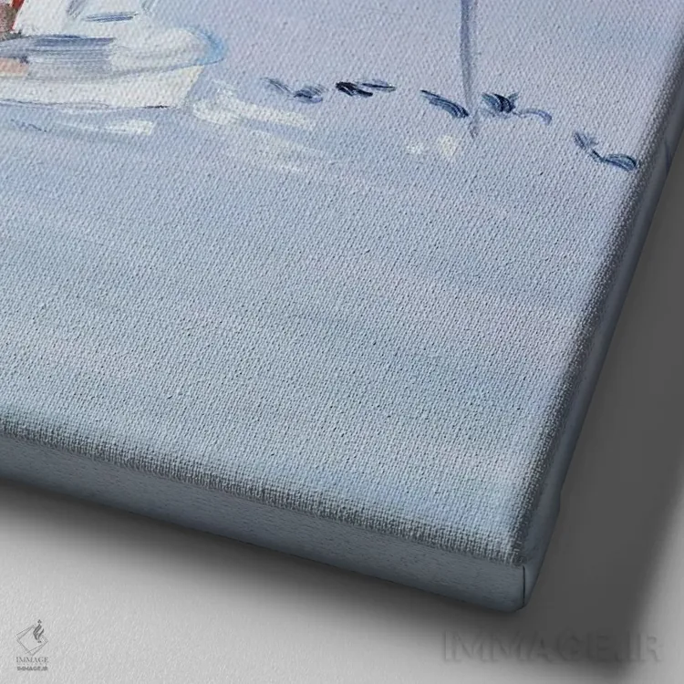 تابلو دکوراتیو کشتی ماهیگیری اثر مردیت هاوس - نمای نزدیک بافت بوم