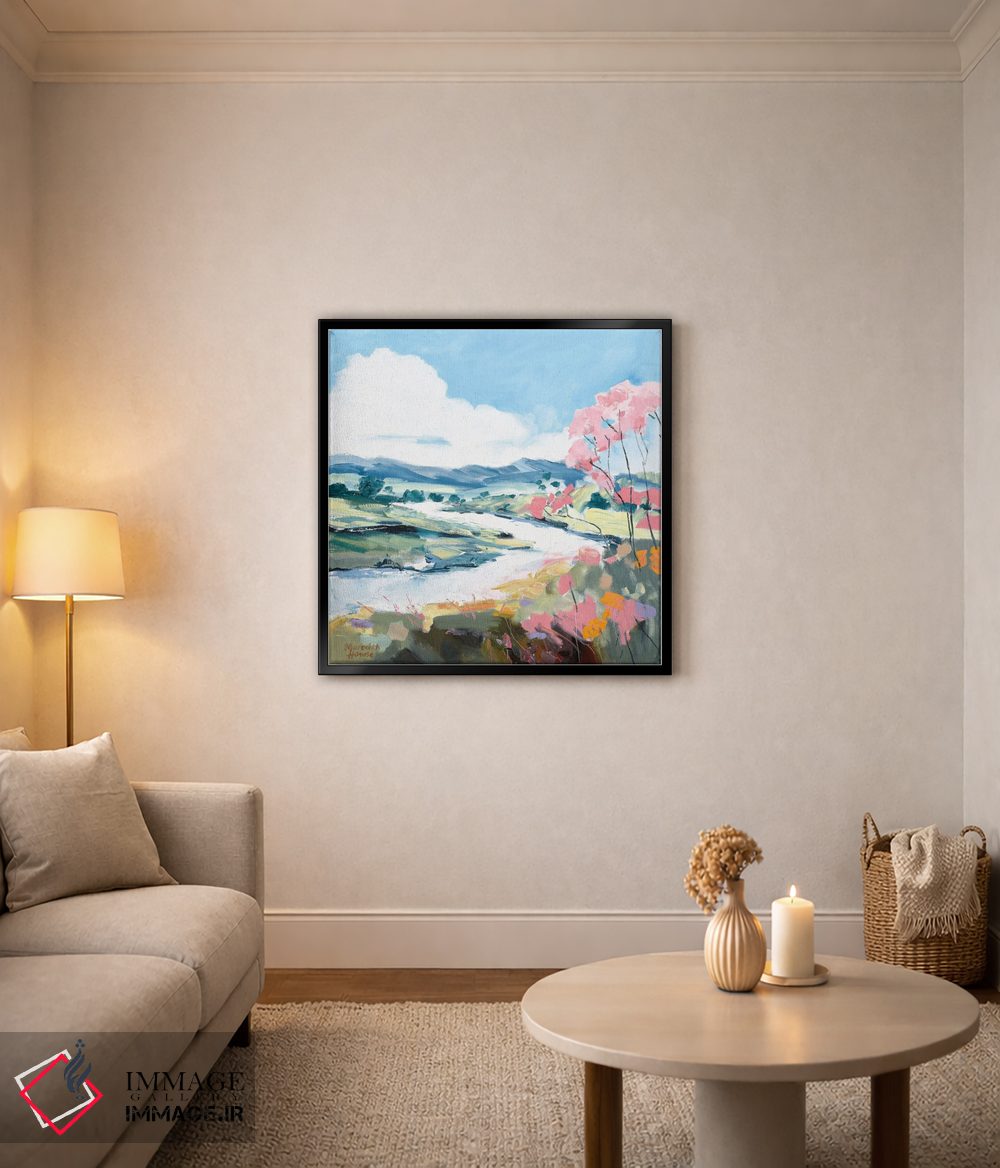 تابلو دکوراتیو همراه با جریان آب اثر مردیت هاوس - D4B