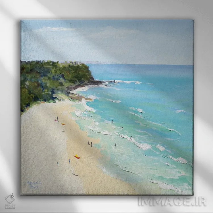 تابلو دکوراتیو بین پرچم ها اثر مردیت هاوس - نمای روبهرو روی دیوار