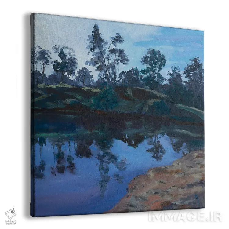 تابلو دکوراتیو پیچ وخم مکینتایر اثر مردیت هاوس - نمای پرسپکتیو محصول