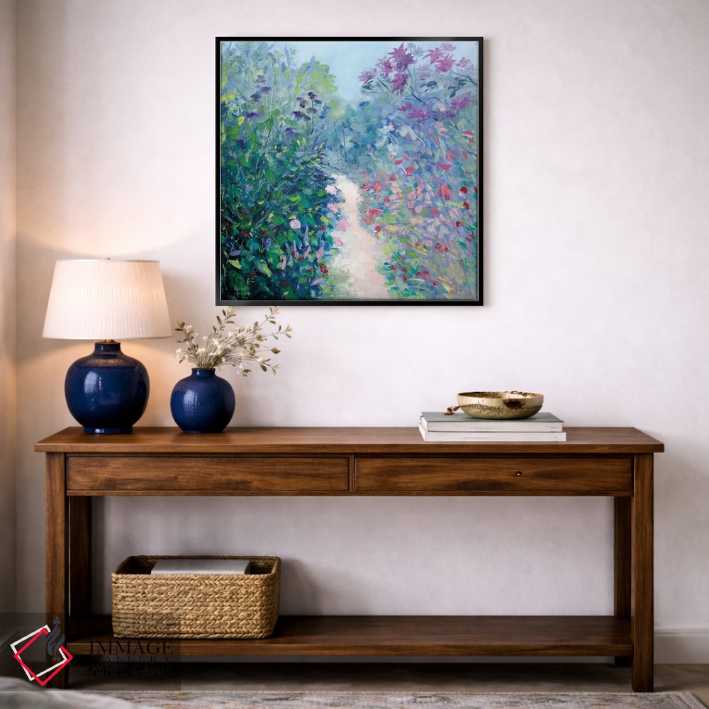 تابلو دکوراتیو عشق اینجا شکوفا می شود اثر مردیت هاوس - D5B