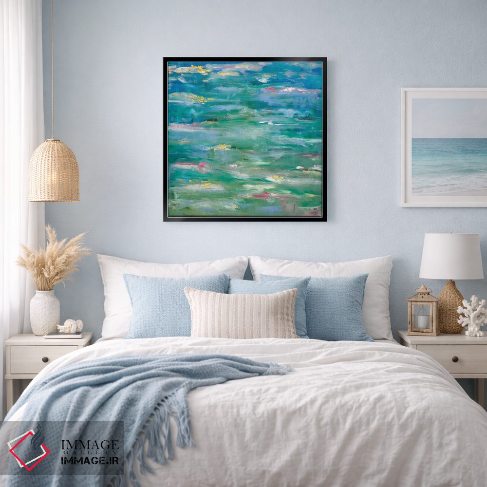 تابلو انتزاعی ادای احترام به مونه II اثر مردیت هاوس - D4B