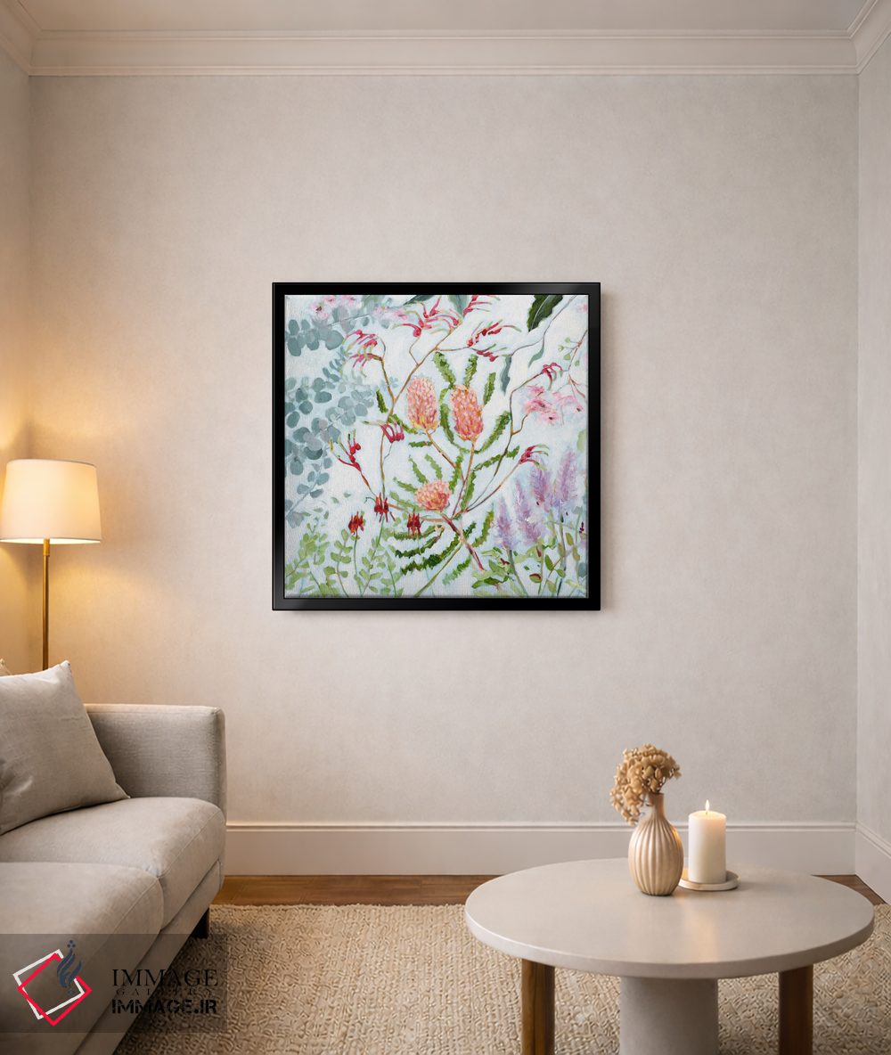 تابلو دکوراتیو بانکسیا در حال شکوفه اثر مردیت هاوس - D4B