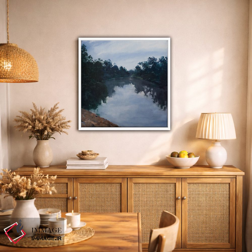 تابلو انتزاعی رودخانه مکینتایر اثر مردیت هاوس - D1W