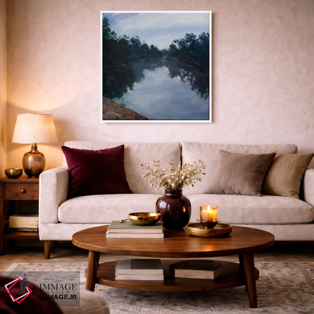 تابلو انتزاعی رودخانه مکینتایر اثر مردیت هاوس - D2W