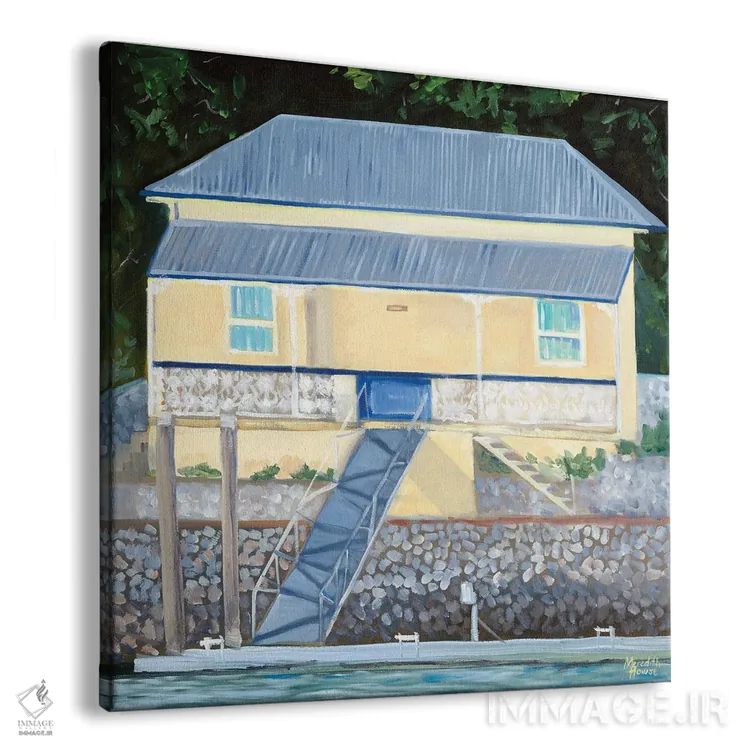 تابلو دکوراتیو خانه قایق اثر مردیت هاوس - نمای پرسپکتیو محصول