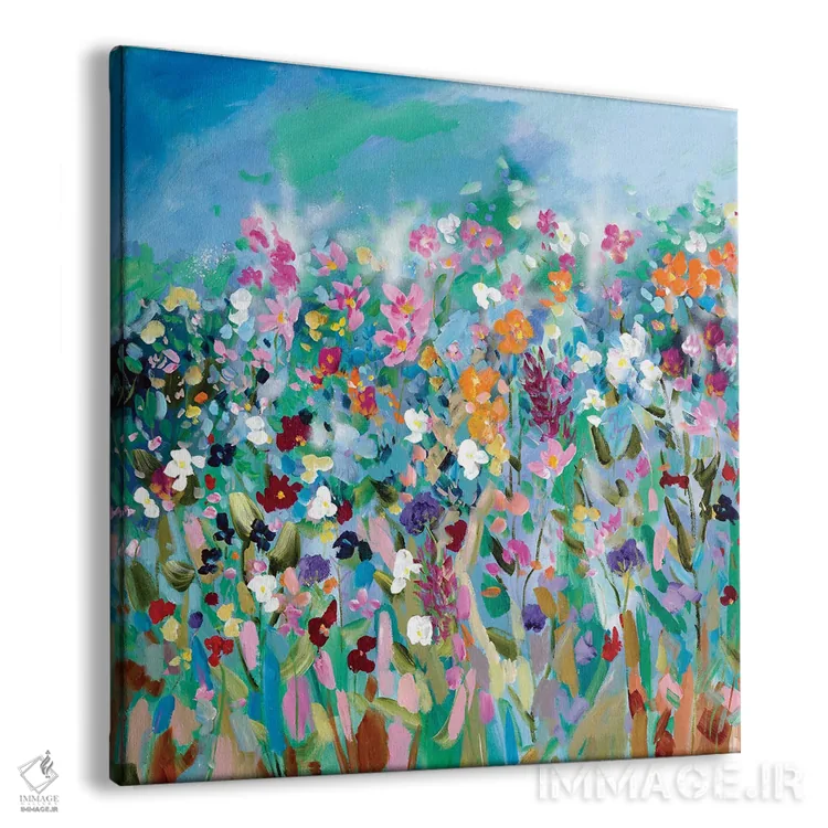 تابلو دکوراتیو رقصیدن گل ها II اثر مردیت هاوس - نمای پرسپکتیو محصول