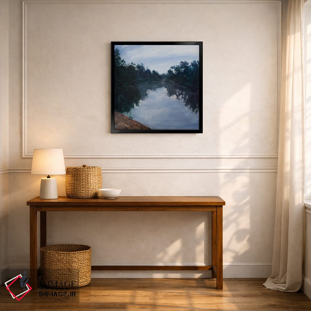 تابلو انتزاعی رودخانه مکینتایر اثر مردیت هاوس - D6B