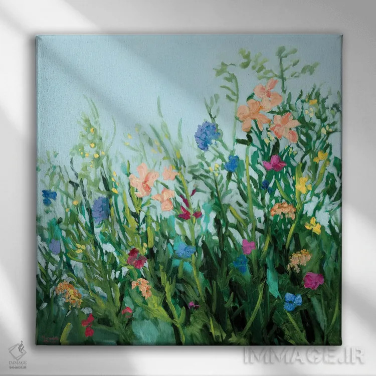 تابلو دکوراتیو فلوریاد اثر مردیت هاوس - نمای روبهرو روی دیوار